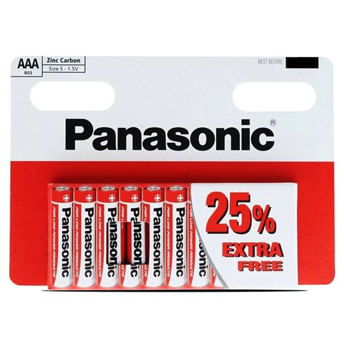 Lot de 20 paquet de 10 piles AAA LR03 1.5V zinc-carbone zinc - JUANIO-