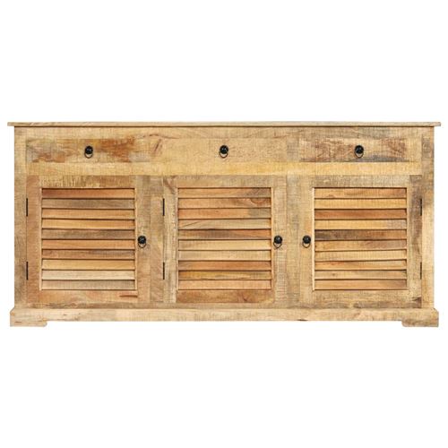 vidaXL Armoire latérale 170x38x80 cm Bois de manguier solide