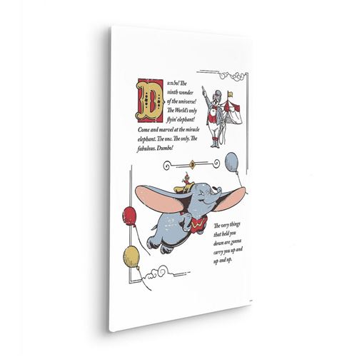 KOMAR Tableau intissé Dumbo the Flying Elephant