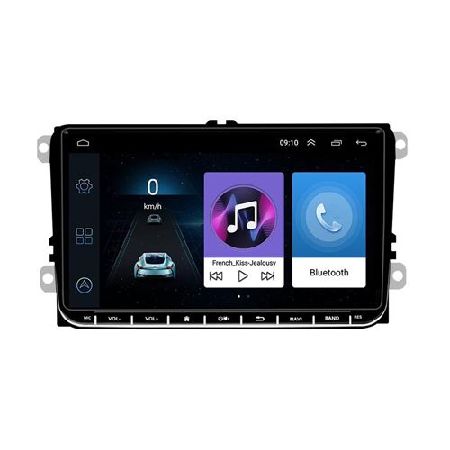 Autoradio Android 10 Écran 9 Pouces Carplay GPS Bluetooth Caméra 12 Lumières YONIS