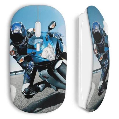 Souris Sans Fil Suzuki Biker Moto Maniacase
