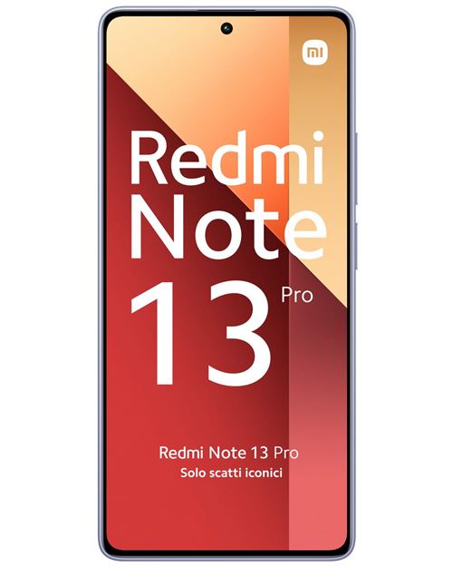 Xiaomi Redmi Note 13 Pro - 4G smartphone - double SIM - RAM 12 Go / Mémoire interne 512 Go - microSD slot - écran OEL - 6.67"" - 2400 x 1080 pixels (120 Hz) - 3 x caméras arrière 200 MP, 8 MP, 2 MP - front camera 16 MP - violet lavande État correct -  reconditionné disponible sur Fnac