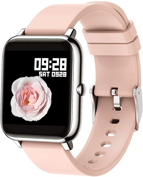 Montre Connect&eacute;e Chronus P22 Fitness Tracker &Eacute;tanche-Rose-Chronus 