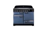 PIANO DE CUISSON ELAN DELUXE TAB IND 110 CM ROCHE BLEUE CHROME