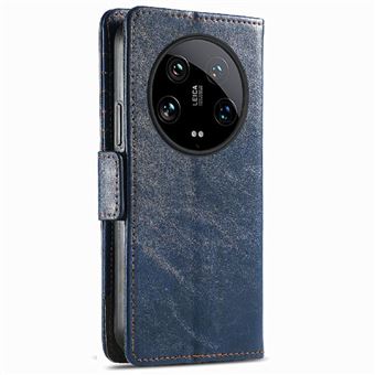 étui Xiaomi 14t Housse Pour Xiaomi 14T Et 14T Pro 5G - Etui Coque Pochette Portefeuille + Verre Trempe - BLEU MAGNET - Htdmobiles Xiaomi 14t 5g