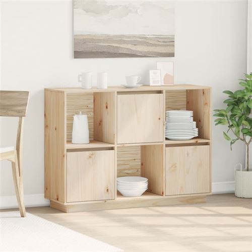 vidaXL Buffet 110,5x35x80 cm Bois massif de pin