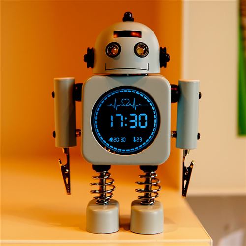 12€45 sur Réveil Enfant VORMOR avec Mini Horloge Numérique LCD Forme de  Robot - Vert Clair, Montre, Top Prix