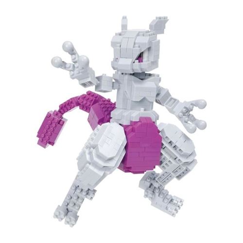 Figurine en briques - BANDAI - NANOBLOCK - Pokémon - Mewtwo