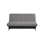 INDY Clic-clac - 2/3 places - Matelas SIMMONS Ep.13 cm - Mousse HR 35 kg/m3 - Tissu Noir - Fabriqué en France