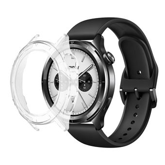 Coque compatible Xiaomi Watch S4 - Protection rigide montre connectée étui transparent écran verre trempé Phonillico® - 1