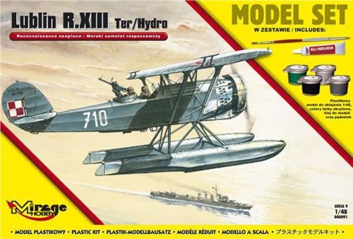 Lublin R.xiii Ter/hydro Reconnaissance S Seaplane (model Set)- 1:48e - Mirage Hobby
