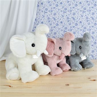 Peluche éléphant de 40CM - Histoire d'Ours