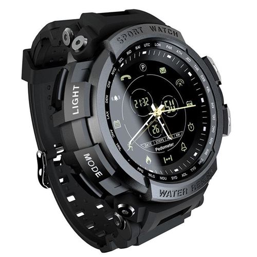 Montre Connectée Chronus MK28 Appel Étanche-Noir-Chronus