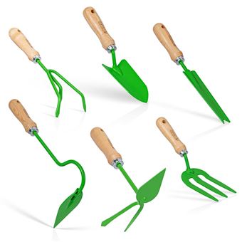 Kit outils du jardinier Mon premier set de jardinage Vert et Beige