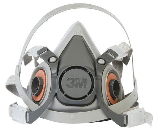 Non Communiqué Gris Demi-Masque Kraton Réutilisable Série 6300 Grande Taille - 3M - 7000146849
