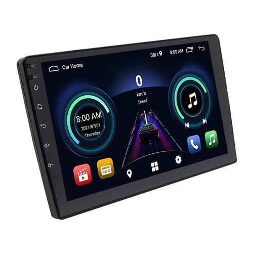 Autoradio 9 Pouces HD Écran Tactile Android GPS Bluetooth WiFi FM Carplay YONIS