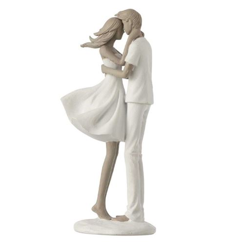 Paris Prix Blanc Statuette Couple - Image 2