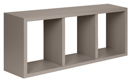 HOMEMANIA Étagère Tristano - Marron - 70 x 30 x 15,5 cm -