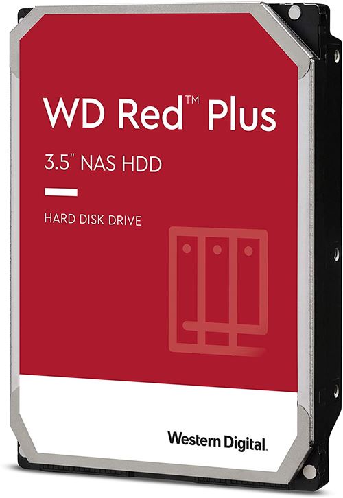 WD Red™ Plus - Disque dur Interne NAS - 4To - 5400 tr/min - 3.5 (WD40EFZX)