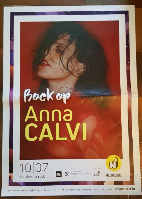 Anna CALVI - 2019 - AFFICHE