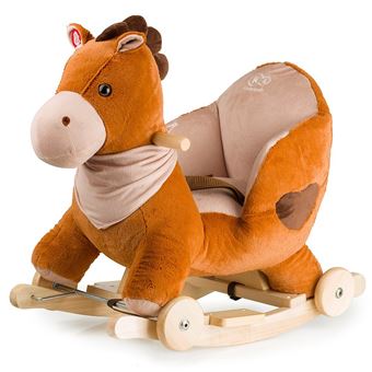 cheval à bascule et à roulettes