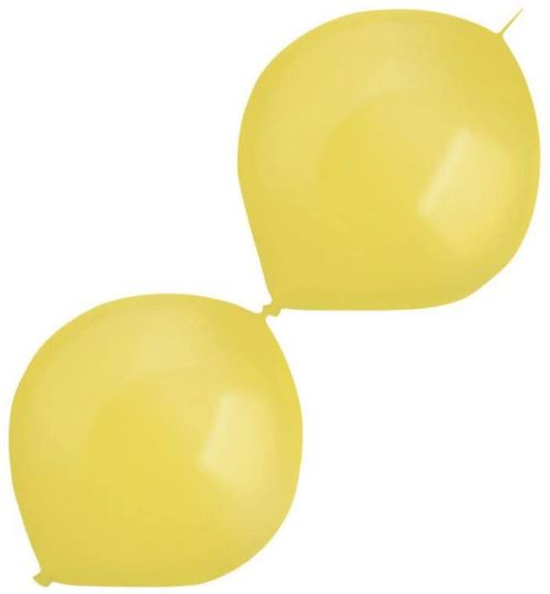 Amscan ballons pendules 15 cm latex perle or 100 pièces