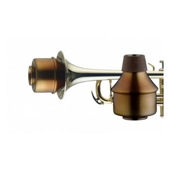 Accessoire Bois et Cuivres Denis Wick 5571 - Sourdine trompette droite  fibre