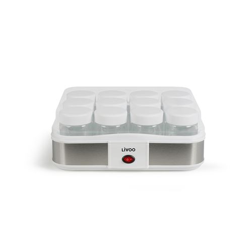 Livoo Gris Domoclip Dop156 - Yaourtière - 21.5 Watt - Acier Inoxydable