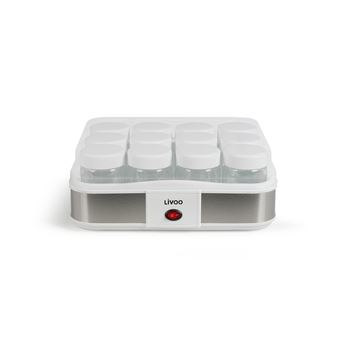 Domoclip DOP156 - Yaourtière - 21.5 Watt - acier inoxydable - 1