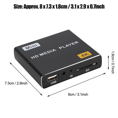 8€99 sur Lecteur multimedia Smart TV Box Décodeur WIFI HDMI + 8G -  Passerelle multimédia - Achat & prix