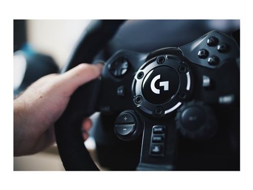 Logitech G923 - Ensemble volant et pédales - filaire - noir - pour PC, Sony PlayStation 4