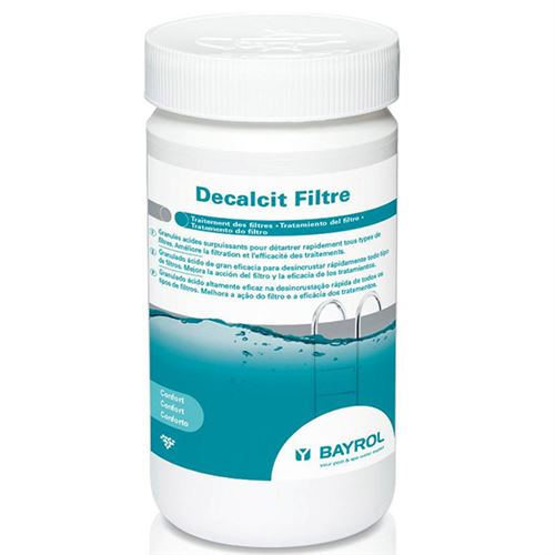 Detartrant pour filtre granulés 1kg Bayrol decalcit filtre 1kg