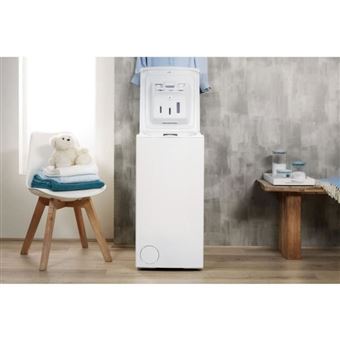 Indesit BTW L7220 FR/N - Machine à laver - largeur : 40 cm - profondeur : 60 cm - hauteur : 90 cm - chargement par le dessus - 42 litres - 7 kg - 1200 tours/min - blanc