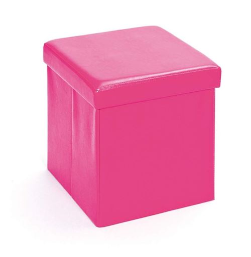 Paris Prix - Boîte De Rangement Pliable basics 38cm Rose