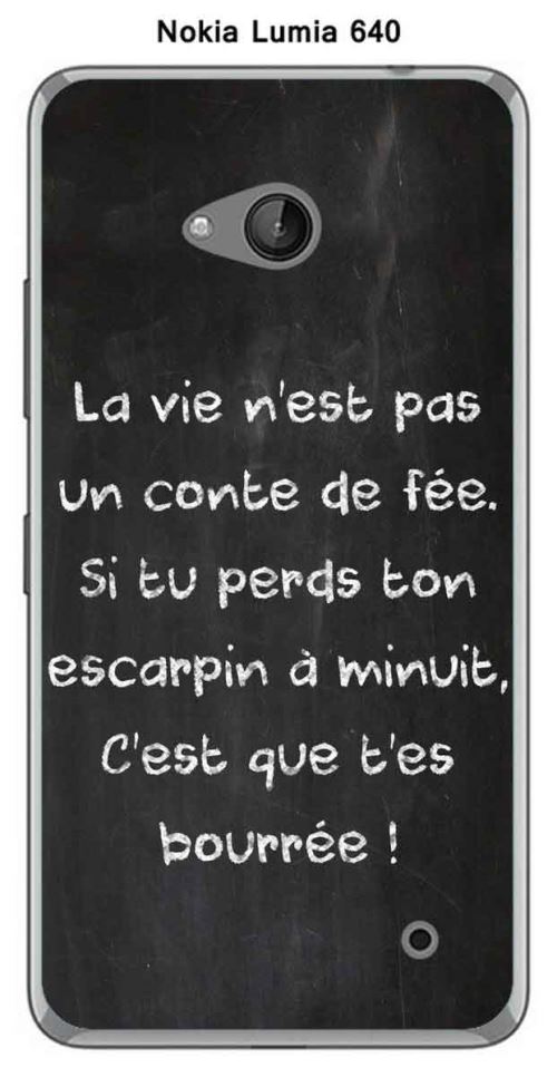 Coque Citation tableau-1 pour Nokia Lumia 640