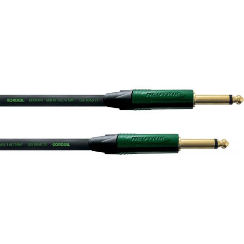 Cordial CRI9PP - Câble jack-jack droits mono Neutrik 9 m