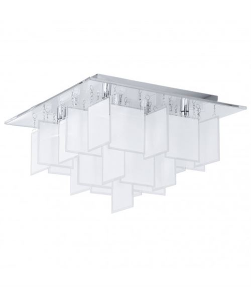 Plafonnier condrada 1 8x18w chrome - eglo lighting - 92727