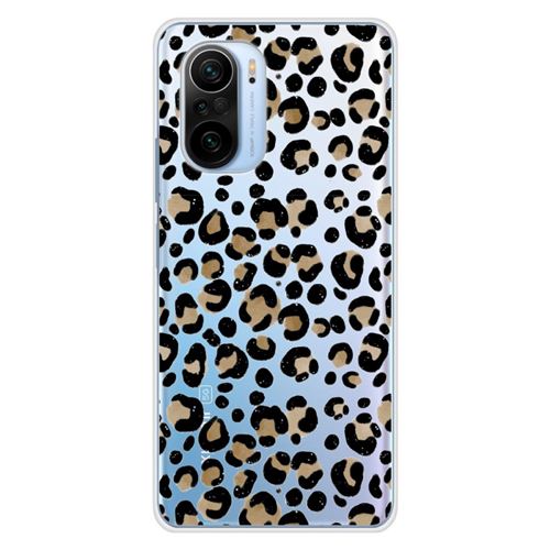 Coque en silicone imprimée compatible Xiaomi Mi 11i Léopard