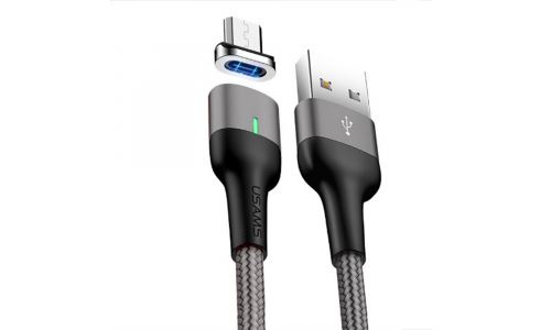Câble USB Micro-USB magnétique de Usams 1m tressé Nylon