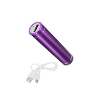 Batterie Chargeur Externe Pour Wiko Cink Peax 2 Universel Power Bank 2600mah Avec Cable Usb/mirco Usb Secours Telephone (violet) - 1