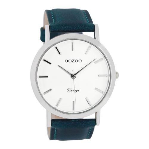 OOZOO Vintage Bleu/Blanc montre C8116 (45 mm)