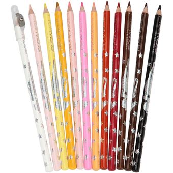 Top Model jeu de crayons pliables filles 19,2 cm 11 pièces - Autres Jeux  créatifs - Achat & prix