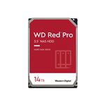WD Red Pro NAS Hard Drive WD141KFGX - Vaste schijf - 14 TB - intern - 3.5" - SATA 6Gb/s - 7200 tpm -buffer: 512 MB