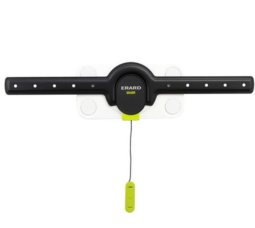 Nilox ER044062 - Haakje - voor gebogen LCD TV - ijzer - zwart, wit - schermgrootte: maximaal 75 - te bevestigen aan de muur
