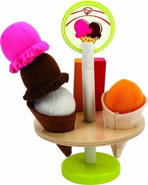 Hape ensemble de glace avec support 9 pièces