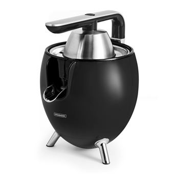 Presse Agrumes Double Cônes Avec Filtre En Acier Presspod Noir Mat Kitchencook