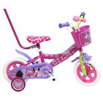Velo MINNIE 10 pouces avec canne de guidage Velo enfant Achat prix fnac