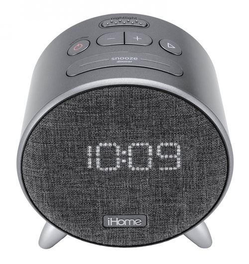 Réveil Ihome iBT235 Bluetooth Gris Radio-réveil Achat prix fnac