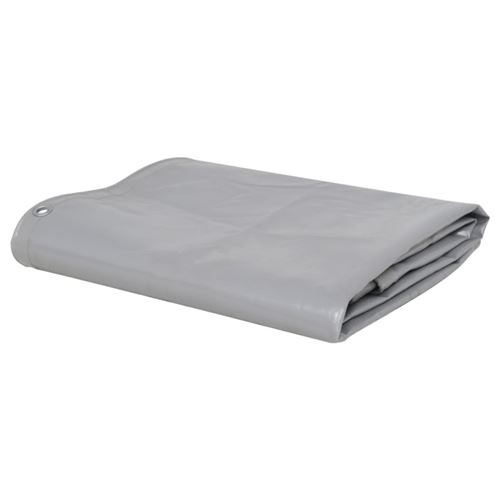 Vidaxl Gris Bâche 650 G M² 4X8 M - Image 2