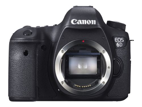 Canon EOS 6D - Appareil photo numérique - Reflex - 20.2 MP - Cadre plein - 1080p - corps uniquement - Wi-Fi